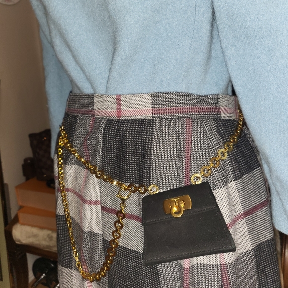 Authentic Salvatore Ferragamo Gancini mini micro bag. - Picture 11 of 11